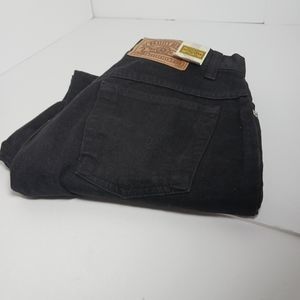 Memphis Black Jeans Size 8 Average Classic Dungarees Style